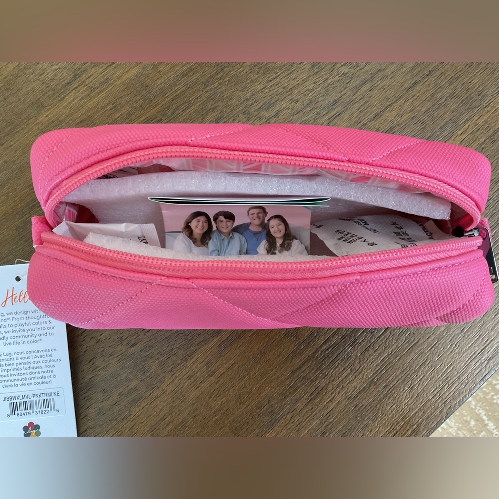 Lug Jib Matte Luxe Vegan Leather. Pink Tourmaline. NWT - Picture 4 of 7